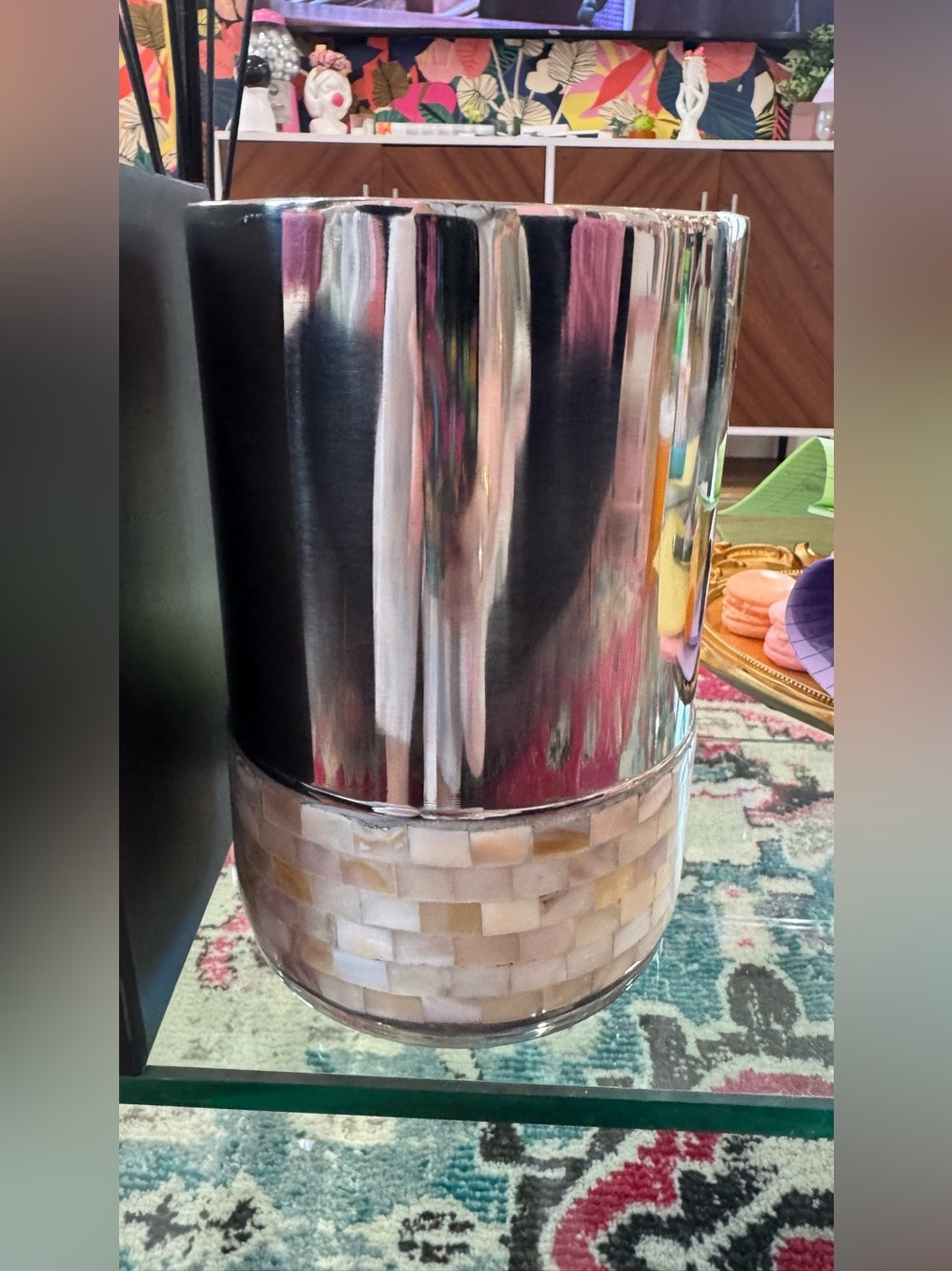 Anna New York mother of pearl wine chiller